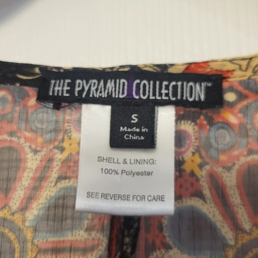 The Pyramid Collection Boho Fairy Maxi Dress With Draped Sleeves Size Small